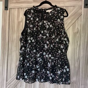 18plus loft loose peplum top